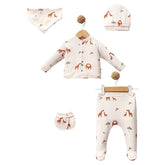 Pack naissance Zuraf 5 pcs coton bio